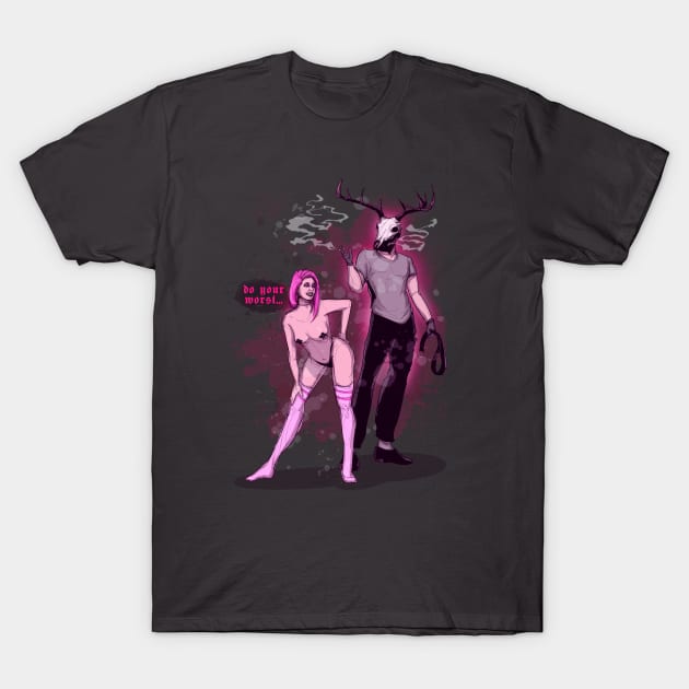 Deer Daddy Series 10: Do Your Worst T-Shirt by LVBart